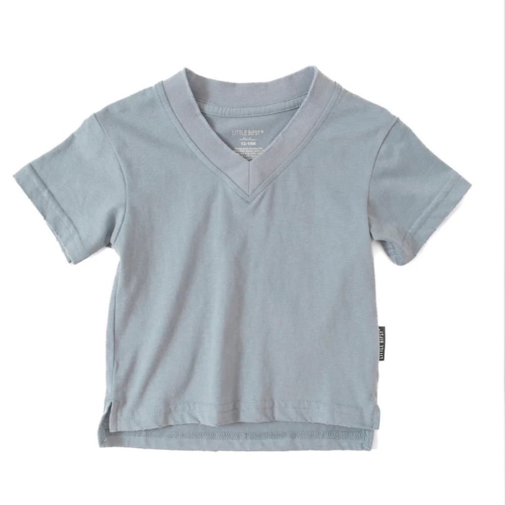 LITTLE BIPSY v-neck tee NWT